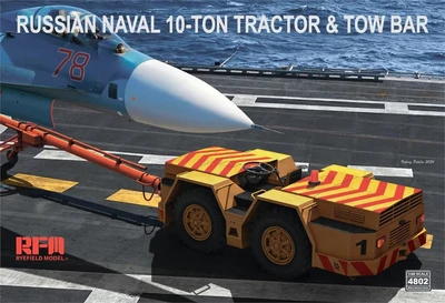 RM-4802  техника и вооружение  Russian Naval 10-ton Tractor and Tow Bar  (1:48) 2000002174608