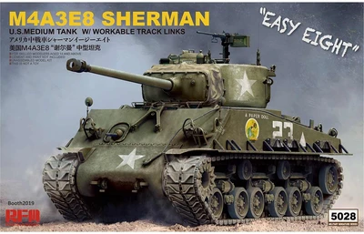 RM-5028  техника и вооружение  M4A3E8 SHERMAN  (1:35) 4897062620316