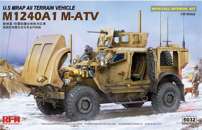 RM-5032  техника и вооружение  M1240A1 M-ATV With full interior  (1:35) 4897062620415
