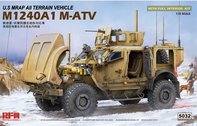 RM-5032  техника и вооружение  M1240A1 M-ATV With full interior  (1:35) 4897062620415