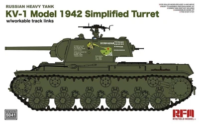 RM-5041  техника и вооружение  КВ-1 обр.1942г. Simplified Turret  (1:35) 4897062621153