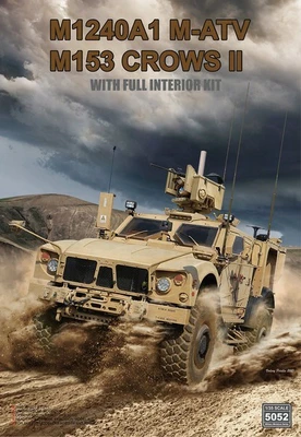 RM-5052  техника и вооружение  M1240A1 M-ATV (M153 CROWS II) with full interior  (1:35) 4897062620743