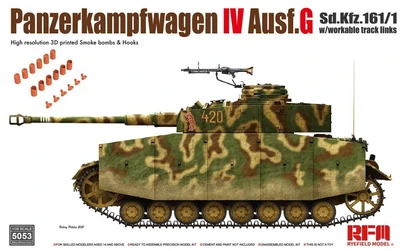 RM-5053  техника и вооружение  Panzerkampfwagen IV Ausf. G Sd.Kfz. 161/1  (1:35) 4897062620729