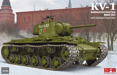 RM-5056  техника и вооружение  KV-1 Reinforced Cast Turret mod.1942 w/workable track links  (1:35) 4897062621412