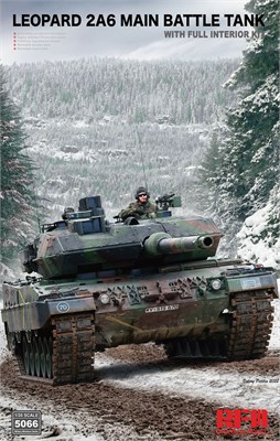 RM-5066  техника и вооружение  Leopard 2A6 Main Battle Tank with Full Interior   (1:35) 4897062621283