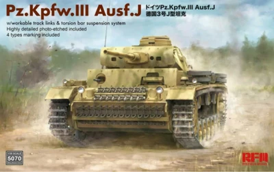 RM-5070  техника и вооружение  Pz.Kpfw.III Ausf.J  (1:35) 4897062620606