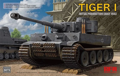 RM-5075  техника и вооружение  Tiger I Initial Production Early 1943  (1:35) 4897062620866