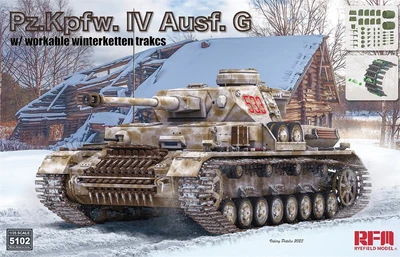 RM-5102  техника и вооружение  Pz.Kpfw.IV Ausf.G w/Winterketten  (1:35) 4897062621559