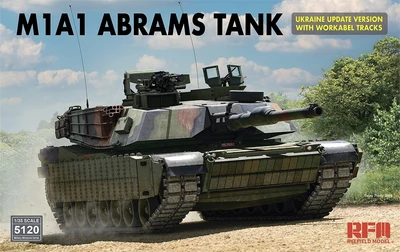 RM-5120  техника и вооружение M1A1 ABRAMS TANK Update Version with Workable Tracks  (1:35) 2000002218364