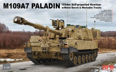 RM-5129  техника и вооружение  M109A7 Paladin Self-Propelled Howitzer  (1:35) 4897062622075