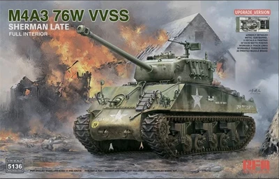 RM-5136  техника и вооружение  M4A3 Sherman 76W VVSS Late w/Interior Upgrade Version  (1:35) 4897062622198