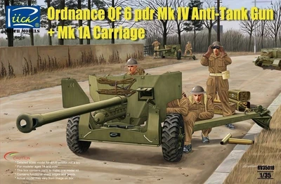RV35018  техника и вооружение  British ordnance QF 6pdr. Mk.IV   (1:35) 6953391900258