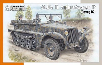 SA72021  техника и вооружение  Sd.Kfz. 10 Zugkraftwagen 1t (Demag D7)  (1:72) 8594071087777