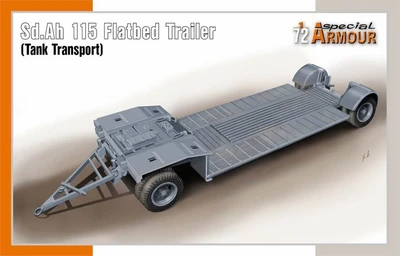 SA72022  техника и вооружение  Sonderanhänger Sd.Ah. 115 Flatbed Trailer  (1:72) 8594071087838