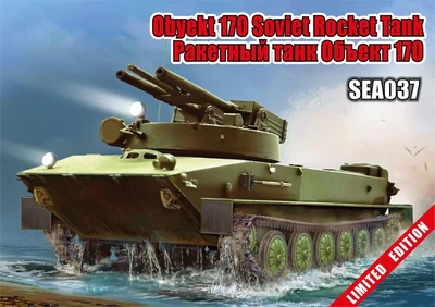 SEA037  техника и вооружение  Ракетный танк Объект 170  (1:72) 2000002082248