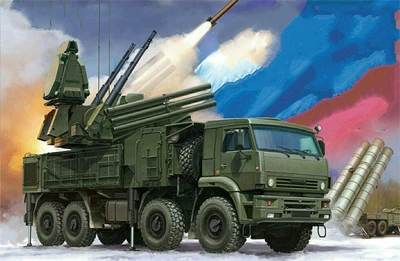 SS-016  техника и вооружение  Russian Air Defense Weapon System 96K6 P@NTSIR-S1  (1:35) 4897038552337