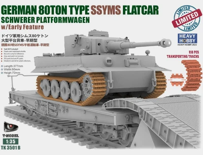TB101  техника и вооружение  German 80T Type Ssyms + Transp. tracks Tiger I (TK3501A+tracks)  (1:35) 2000002171409