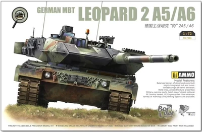 TK-7201  техника и вооружение  German MBT Leopard 2A5/A6  (1:72) 6970888055499