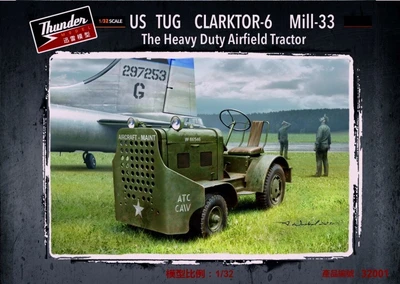 TM32001  техника и вооружение  US Tug Clarktor-6 Mill-33 The heavy duty airfield tractor  (1:32) 5391532331195