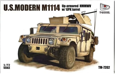 TM7202  техника и вооружение  US. Modern M1114 Up-armored w/GPK Turret  (1:72) 2000000190471