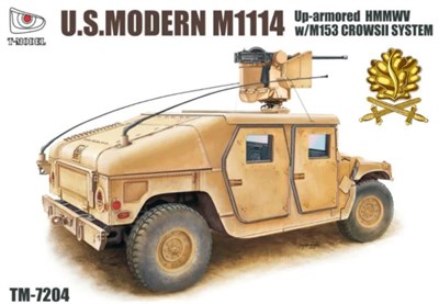 TM7204-G  техника и вооружение  US. Modern M1114 Up-Armored w/M153 CrowsII System (Golden)  (1:72) 2000000190525