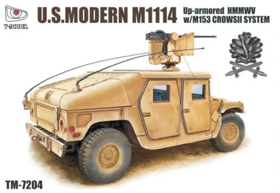 TM7204-I  техника и вооружение  US. Modern M1114 Up-Armored w/M153 CrowsII System (Iron)  (1:72) 2000000190532