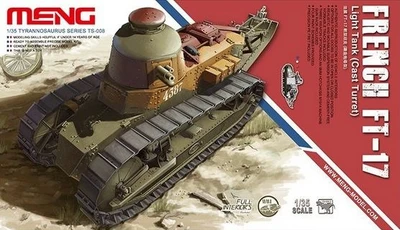 TS-008  техника и вооружение  French FT-17 Light Tank (Cast Turret)  (1:35) 4897038550340