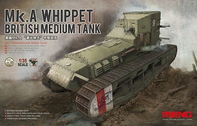 TS-021  техника и вооружение  British medium tank Mk.A Whippet  (1:35) 4897038550777