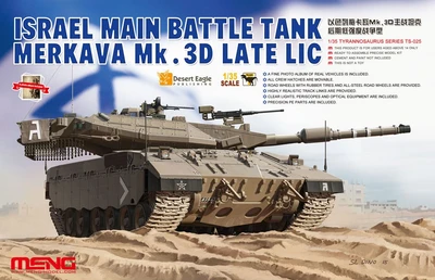 TS-025  техника и вооружение  Israel Main Battle Tank Merkava Mk.3D Late LIC  (1:35) 4897038550852