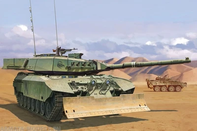 TS-041  техника и вооружение  Leopard C2 Mexas w/ Dozer Blade Canadian Main Battle Tank  (1:35) 4897038552207