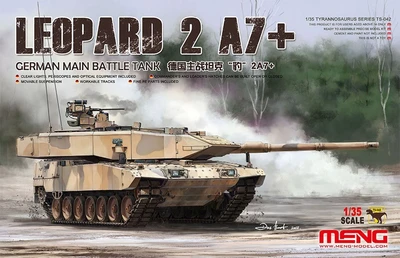 TS-042  техника и вооружение  German Main Battle Tank Leopard 2 A7+  (1:35) 4897038552306