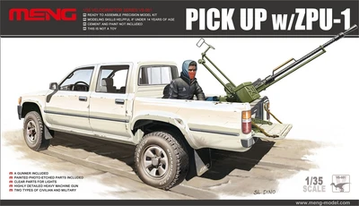 VS-001  техника и вооружение  Pick Up w/ZPU-1  (1:35) 4897038550012