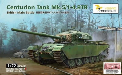 VS720017S  техника и вооружение  Centurion Mk.5/1- 4. British Main Battle Tank Deluxe  (1:72) 4580702170172
