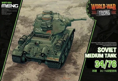 WWT-006  техника и вооружение  World War Toons Танк 34/76 Soviet Medium Tank 4897038558063