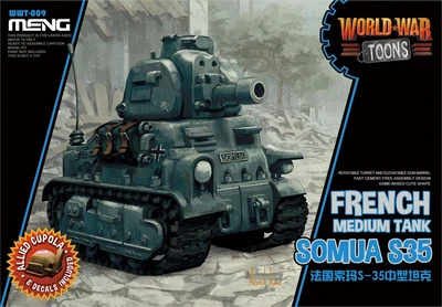 WWT-009  техника и вооружение  World War Toons Somua S35 French Medium Tank 4897038558100