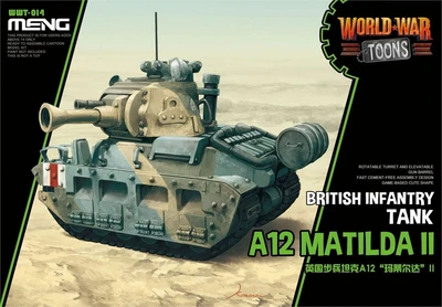 WWT-014  техника и вооружение  World War Toons A12 Matilda II British Infantry Tank 4897038558209