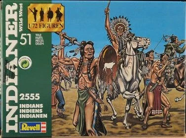 02555  фигуры Indianer Wild West  (1:72) 4009803025551