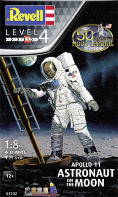 03702  фигуры  Apollo 11 Astronaut On the Moon  (1:8) 4009803895253