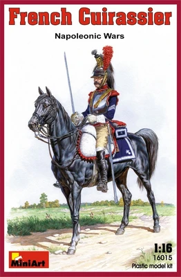 16015  фигуры  FRENCH CUIRASSIER NAPOLEONIC WARS  (1:16) 2000002111337