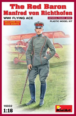 16032  фигуры  THE RED BARON Manfred von Richthofen WWI FLYING ACE  (1:16) 4820041103012