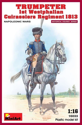 16033  фигуры  TRUMPETER 1st Westphalian Cuirassiers Regiment 1813  (1:16) 4820041102848