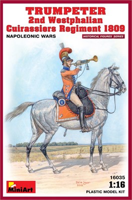 16035  фигуры  TRUMPETER 2nd Westphalian Cuirassiers Regiment 1809 Napoleonic wars  (1:16) 2000002058809