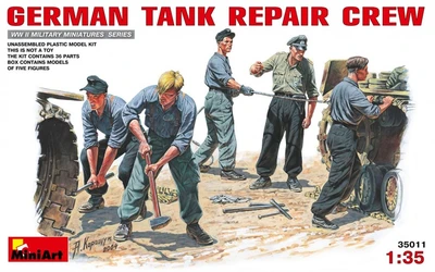 35011  фигуры  GERMAN TANK REPAIR CREW  (1:35) 4820041100394