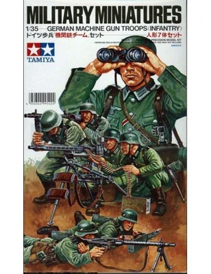 35038  фигуры  German Machine Gun Troops (Infantry)  (1:35) 4950344995424