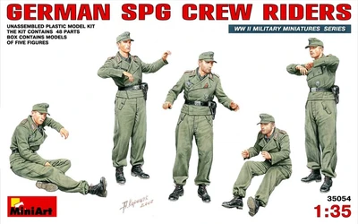 35054  фигуры  GERMAN SPG CREW RIDERS  (1:35) 4820041100981