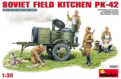 35061  фигуры  SOVIET FIELD KITCHEN PK-42  (1:35) 4820041101919