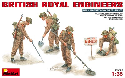 35083  фигуры  BRITISH ROYAL ENGINEERS  (1:35) 4820041101889