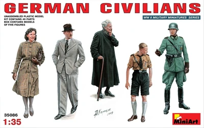 35086  фигуры  GERMAN CIVILIANS  (1:35) 4820041102183