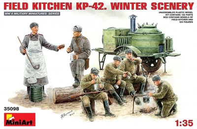 35098  фигуры  FIELD KITCHEN KP-42. WINTER SCENERY  (1:35) 4820041102060