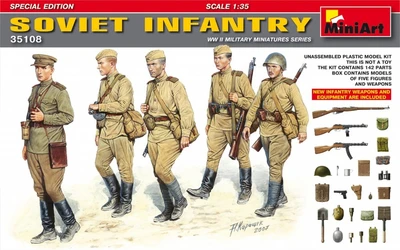 35108  фигуры  SOVIET INFANTRY SPECIAL EDITION  (1:35) 4820041102916